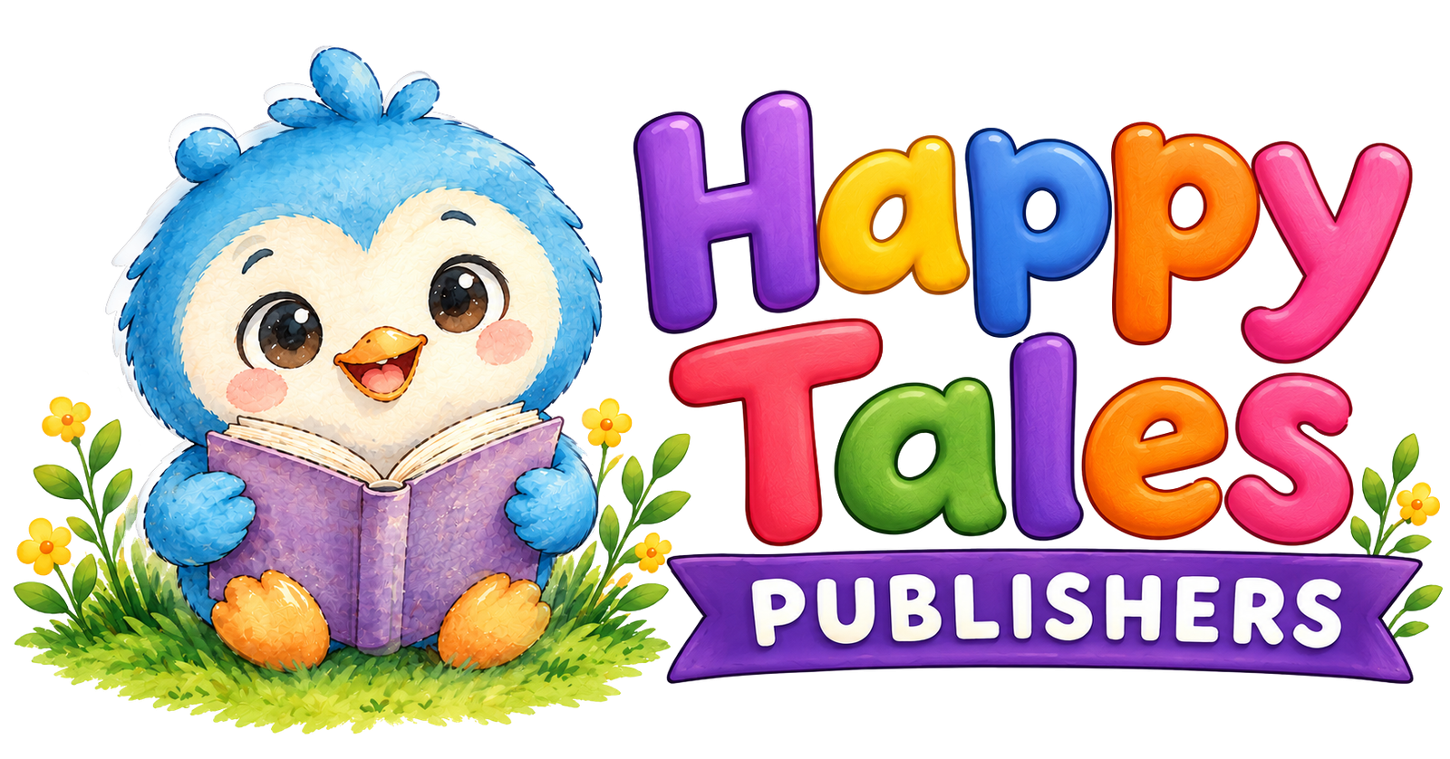 watercolor happy tales publishers logo watercolor happy tales publishers logo