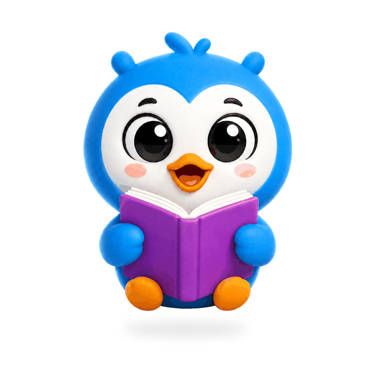 animated owl reading
